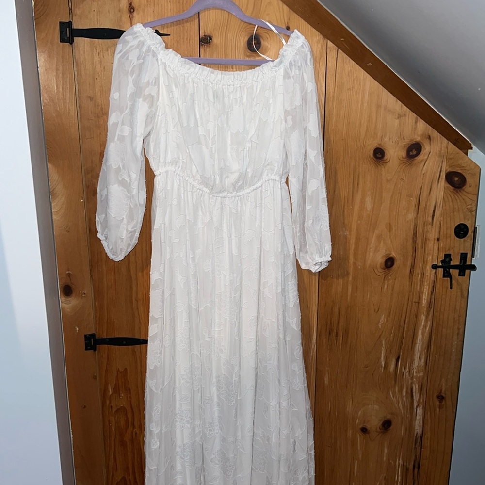 Lulus off the shoulder dress